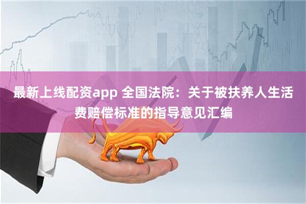 最新上线配资app 全国法院：关于被扶养人生活费赔偿标准的指导意见汇编