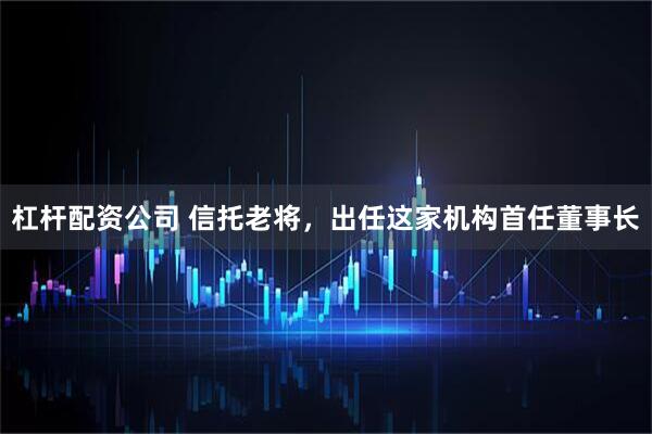 杠杆配资公司 信托老将，出任这家机构首任董事长
